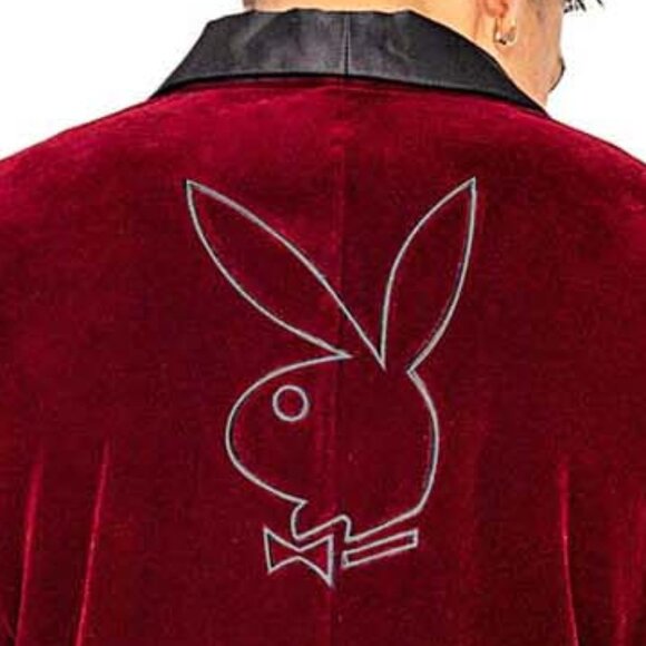Playboy Smoke Lounge Jacket Mens Size M Halloween Roleplay Cosplay Outfit - Picture 8 of 10